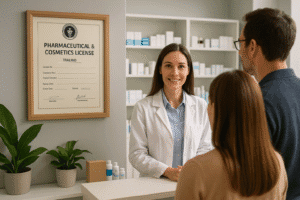 Pharmaceutical or Cosmetics License