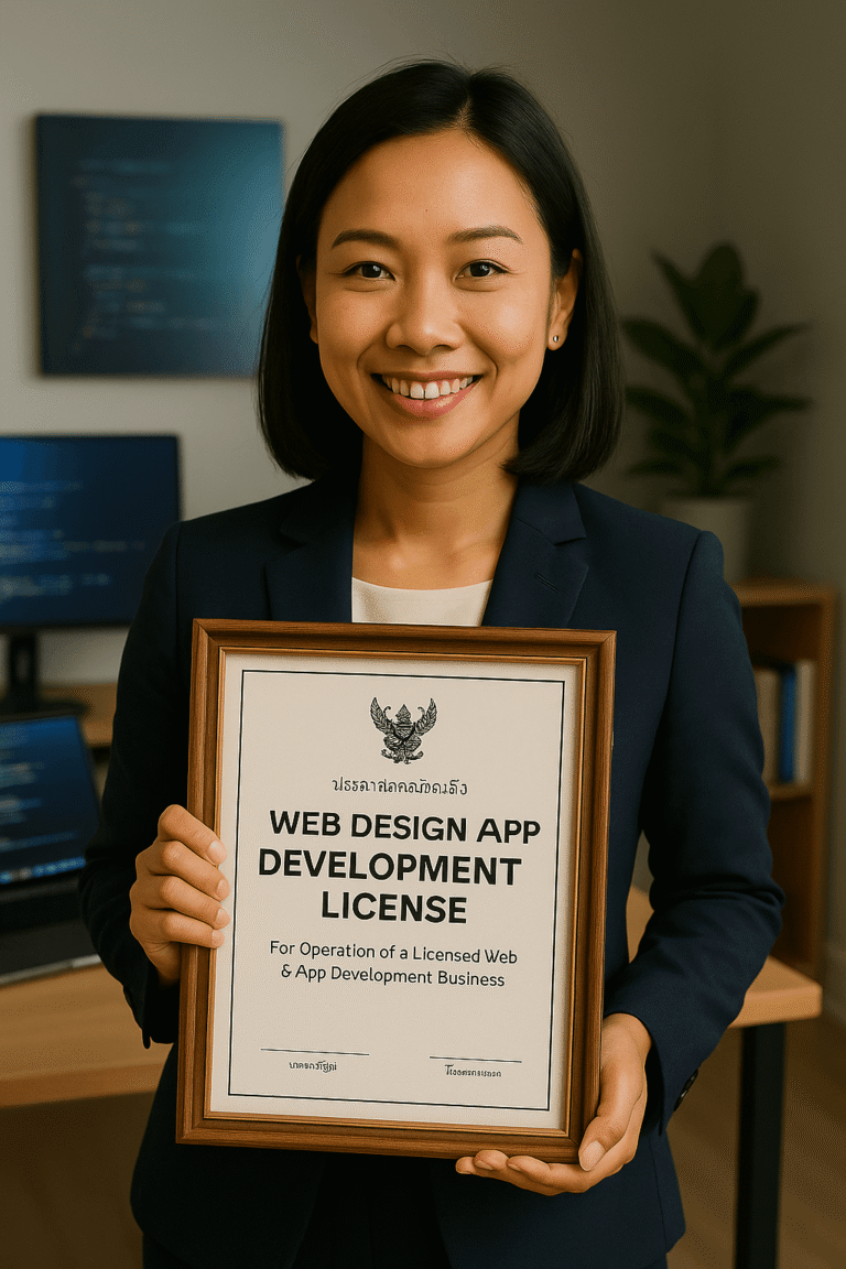 Web Design and App development License with SiamConsult
