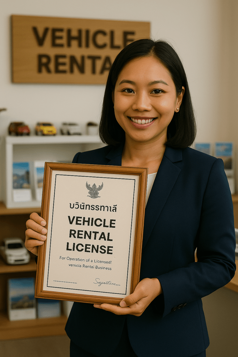 Vehicle Rental License in Thailand With SiamConsult
