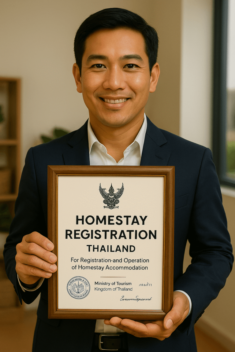 Homestay registration Thailand – legal process, community compliance, and tourism support with SiamConsult