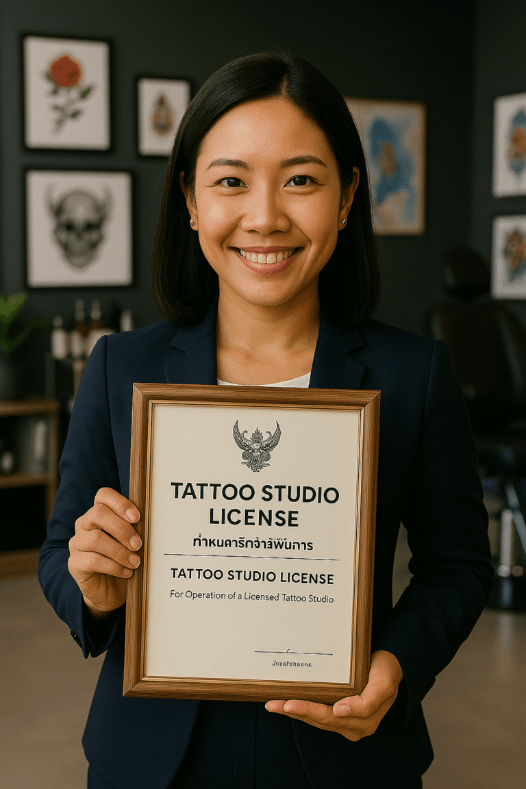 Tattoo Studio License in Thailand