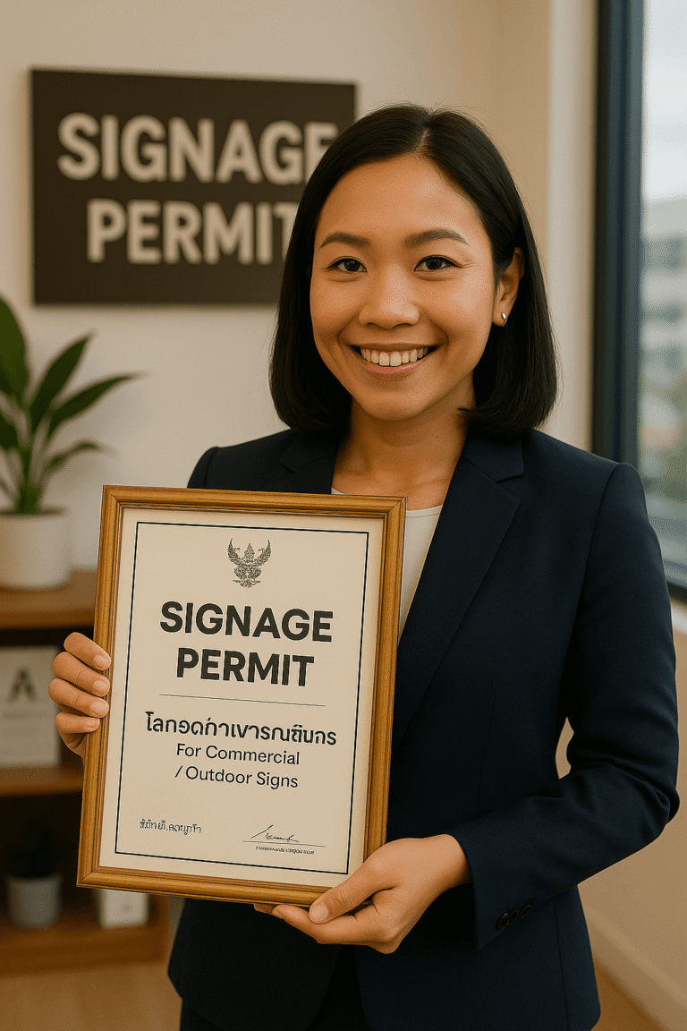 Signage License with Siam Consult