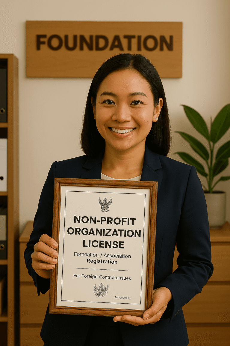 Non Profit organisation License with SiamConsult