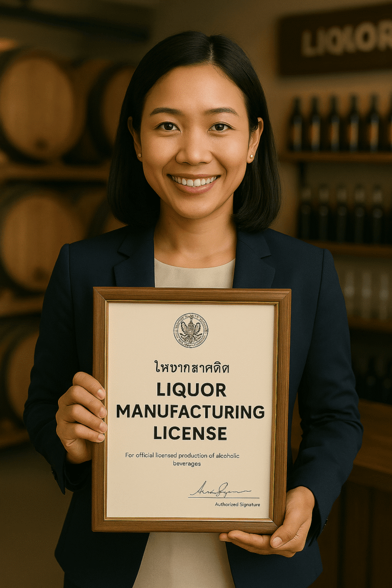 Alcohol manufacturing License with SiamConsult