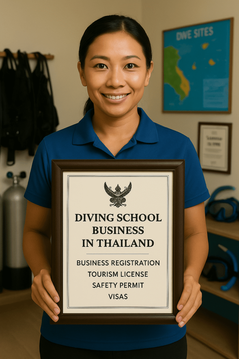 Diving School License with SiamConsult
