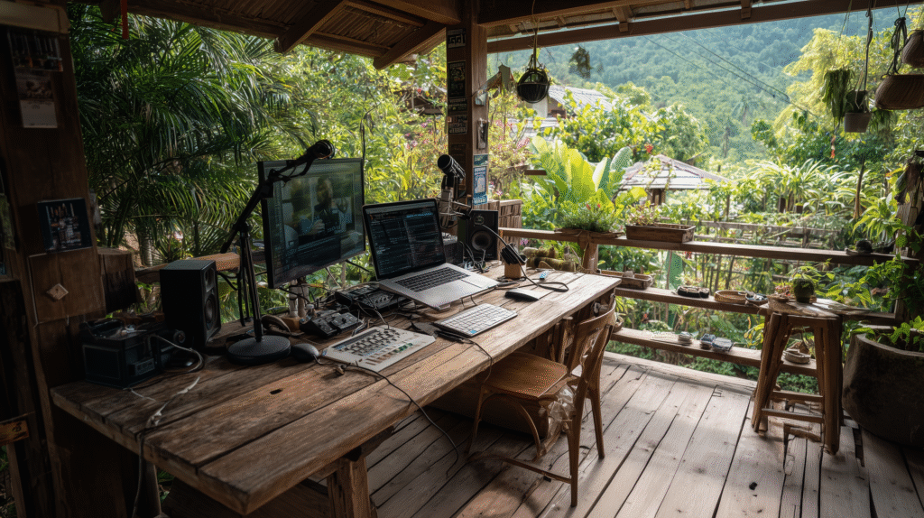Podcast studio Thailand with Siamconsult