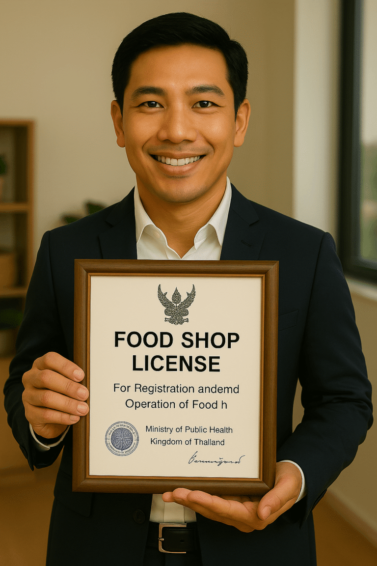 Food shop License with SiamConsult